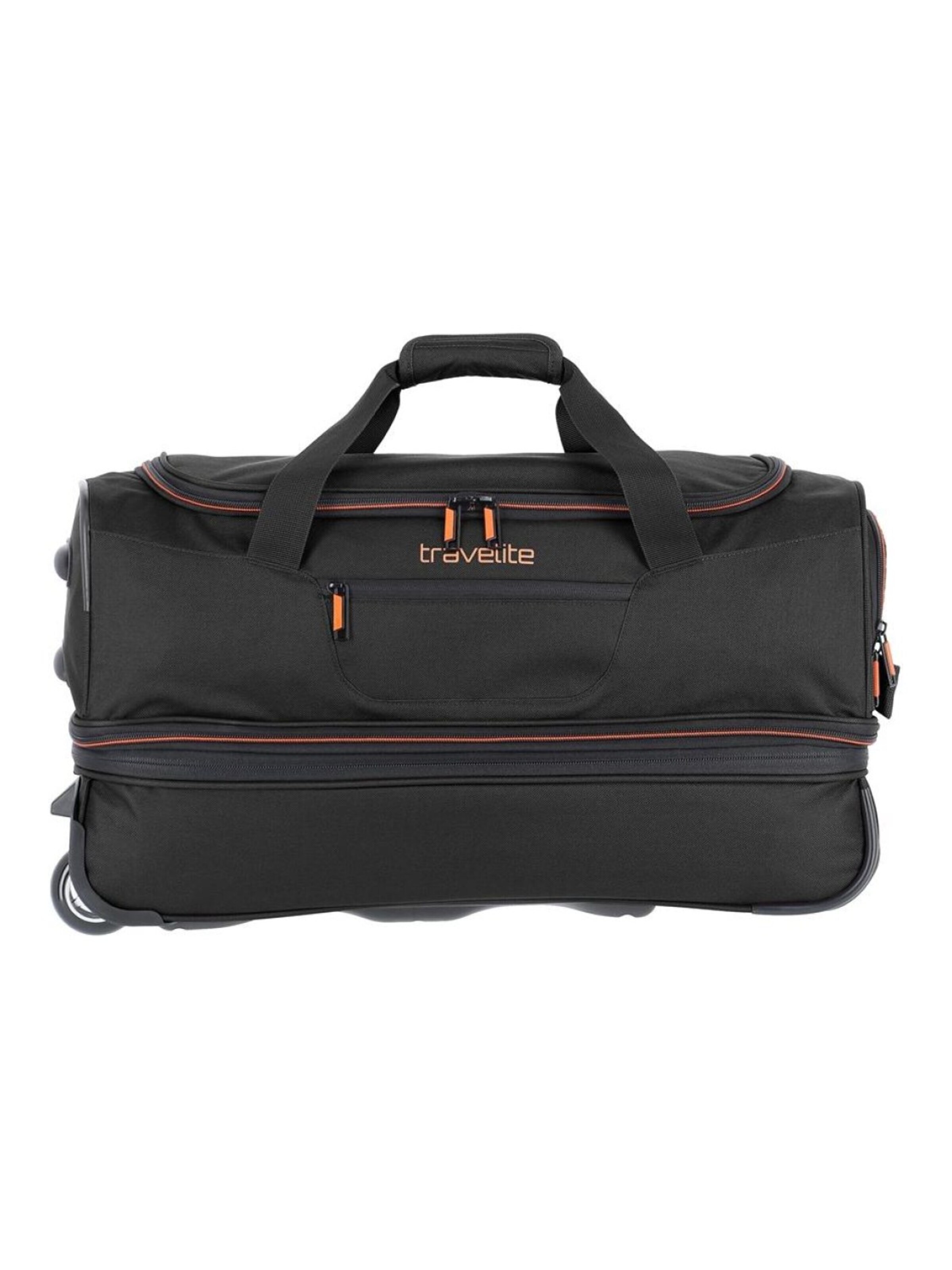 TRAVELITE Gurulós bőröndök - fekete