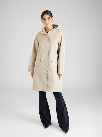 MSCH COPENHAGEN Raincoat 'Malan' in Beige: front