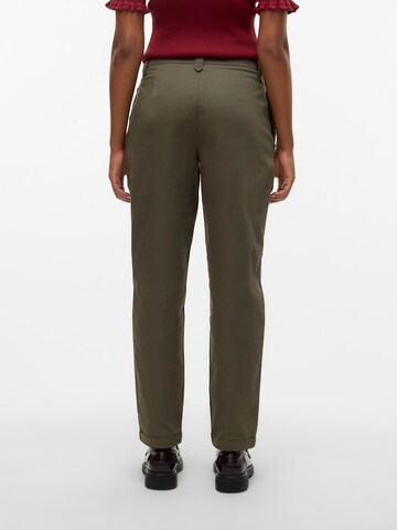 VERO MODA Tapered Παντελόνι πλισέ σε πράσινο