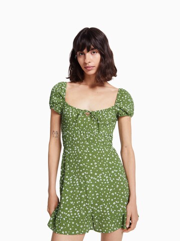 Bershka Dress in Green: front