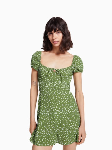 Robe Bershka en vert : devant