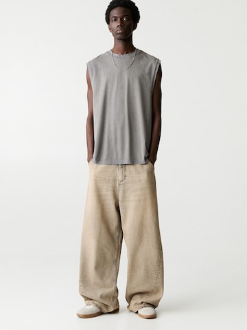 Pull&BearBaggy Traperice - siva boja