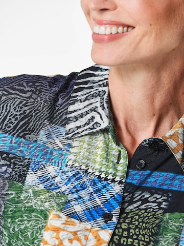 Goldner Blouse in Blauw