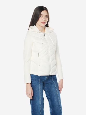 KOROSHI - Casaco meia-estação em branco