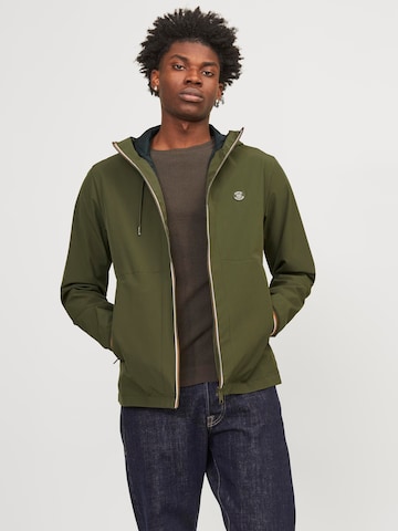 JACK & JONES Prehodna jakna 'Blubrook' | zelena barva: sprednja stran