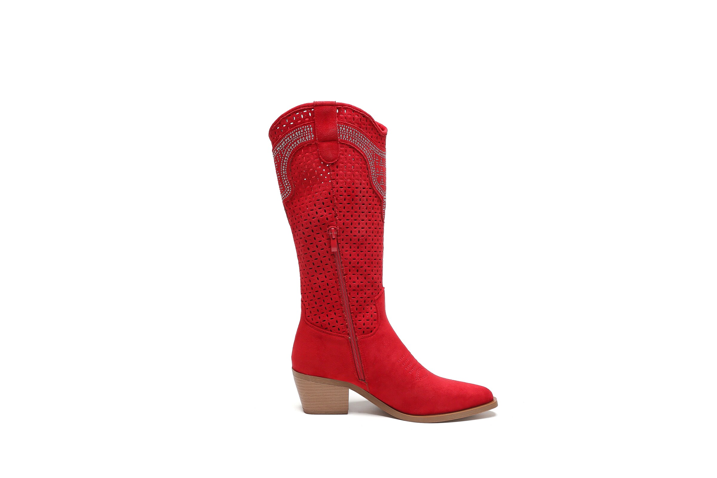 Stivale da cowboy di Elara in rosso