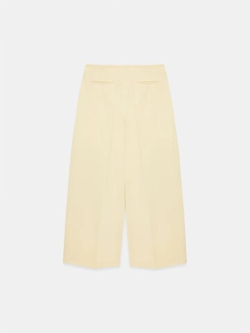 Dilvin Wide leg Pants in Beige
