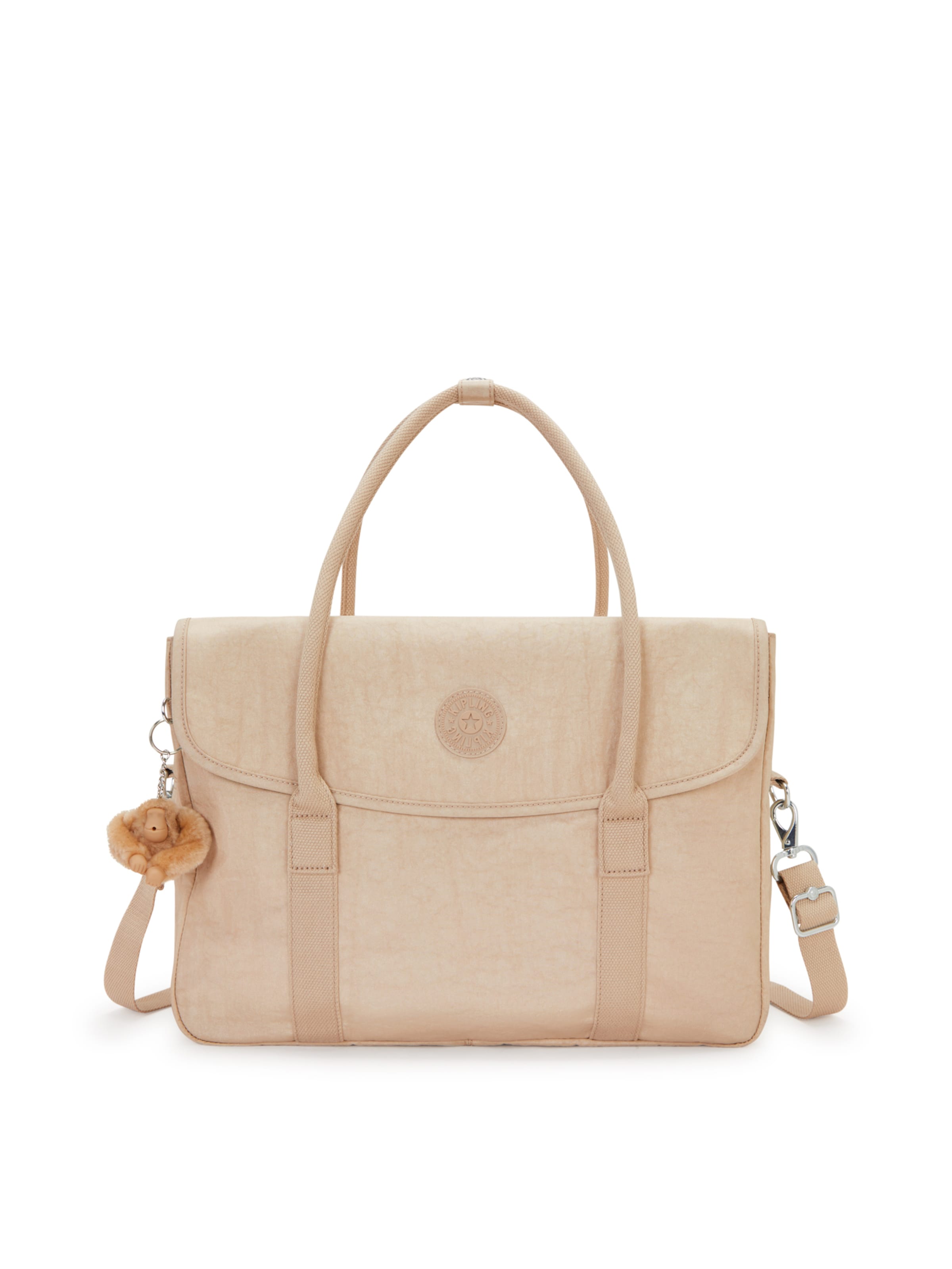 KIPLING Laptoptas &#x27;Superworker&#x27; in Beige: voorkant
