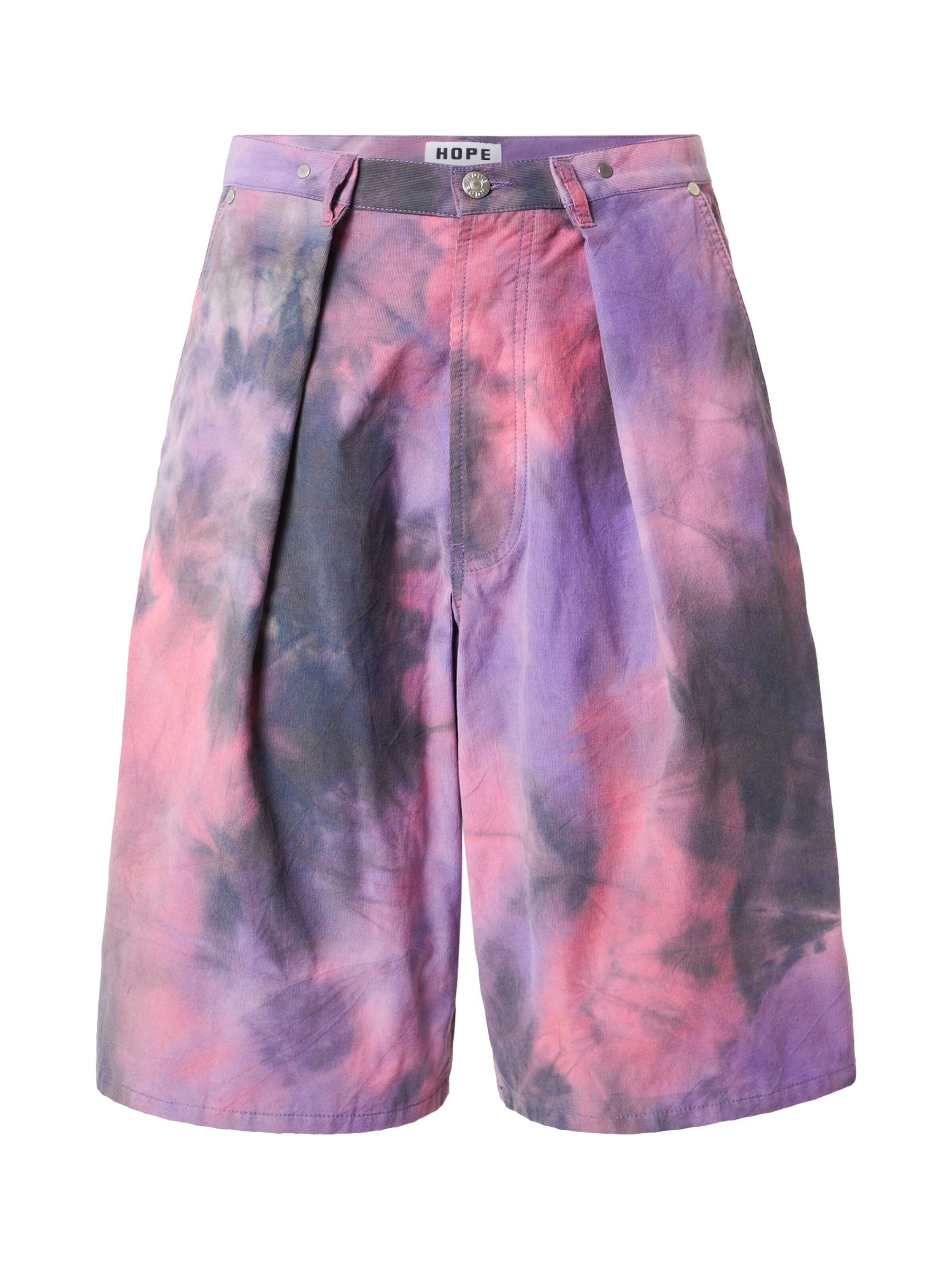 HOPE Regular Shorts 'JUMP' in Lila: Vorderseite