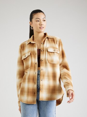 BILLABONG Fleece Jacket in Brown: front