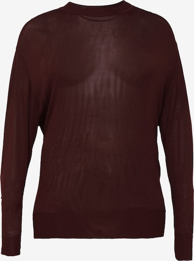 Guido Maria Kretschmer Curvy Pull-over 'Marou' en chocolat, Vue avec produit