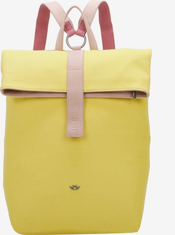 Fritzi aus Preußen Backpack 'Izzy03' in Yellow: front