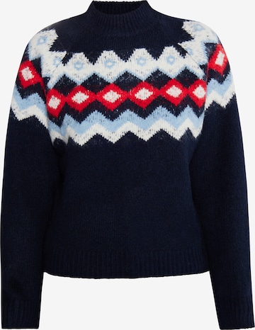 DreiMaster Maritim Sweater 'Eissegler' in Blue: front