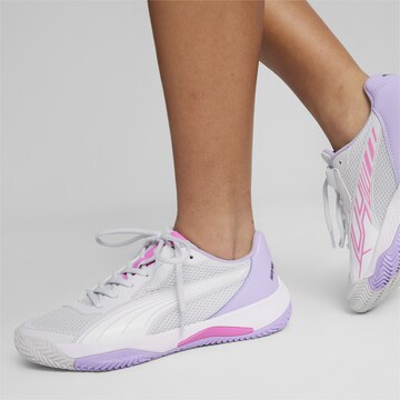 PUMA - Calzado deportivo 'Nova Court' en plata: frente