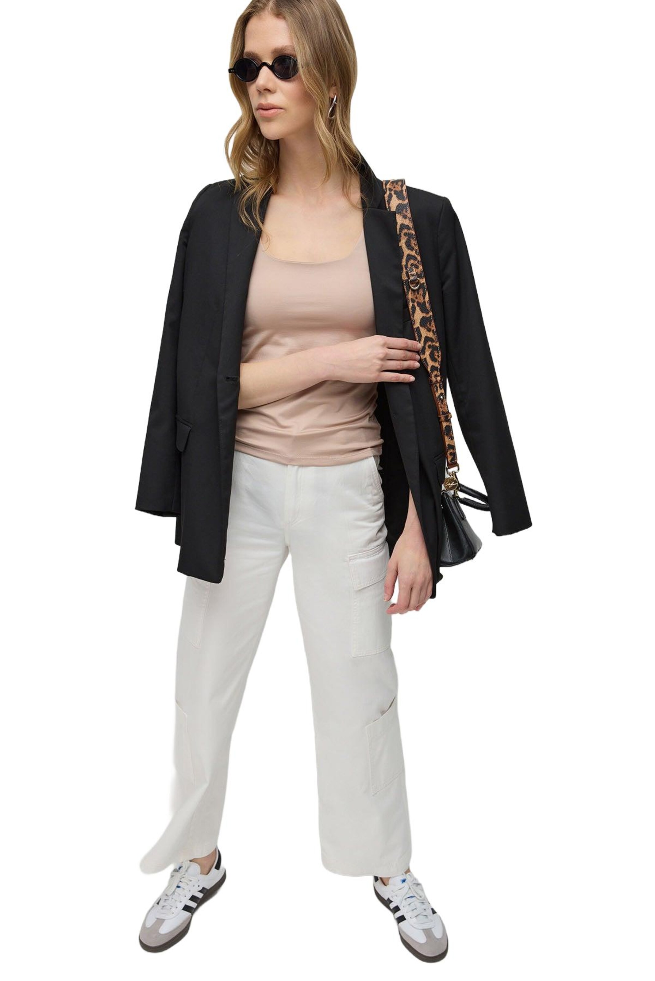 No Matter What Top in Beige