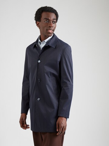 Bruun & Stengade - Sobretudo meia-estação 'Novello' em azul: frente