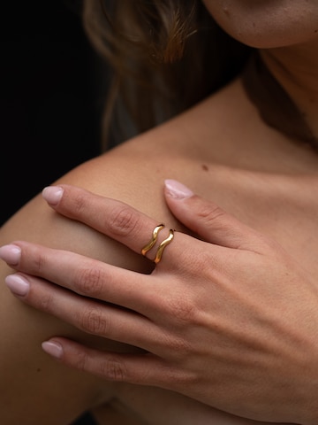 hiBALI Ring 'Organic' in Gold