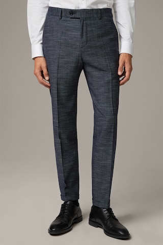 STRELLSON Slimfit Pantalon 'Till' in Blauw: voorkant