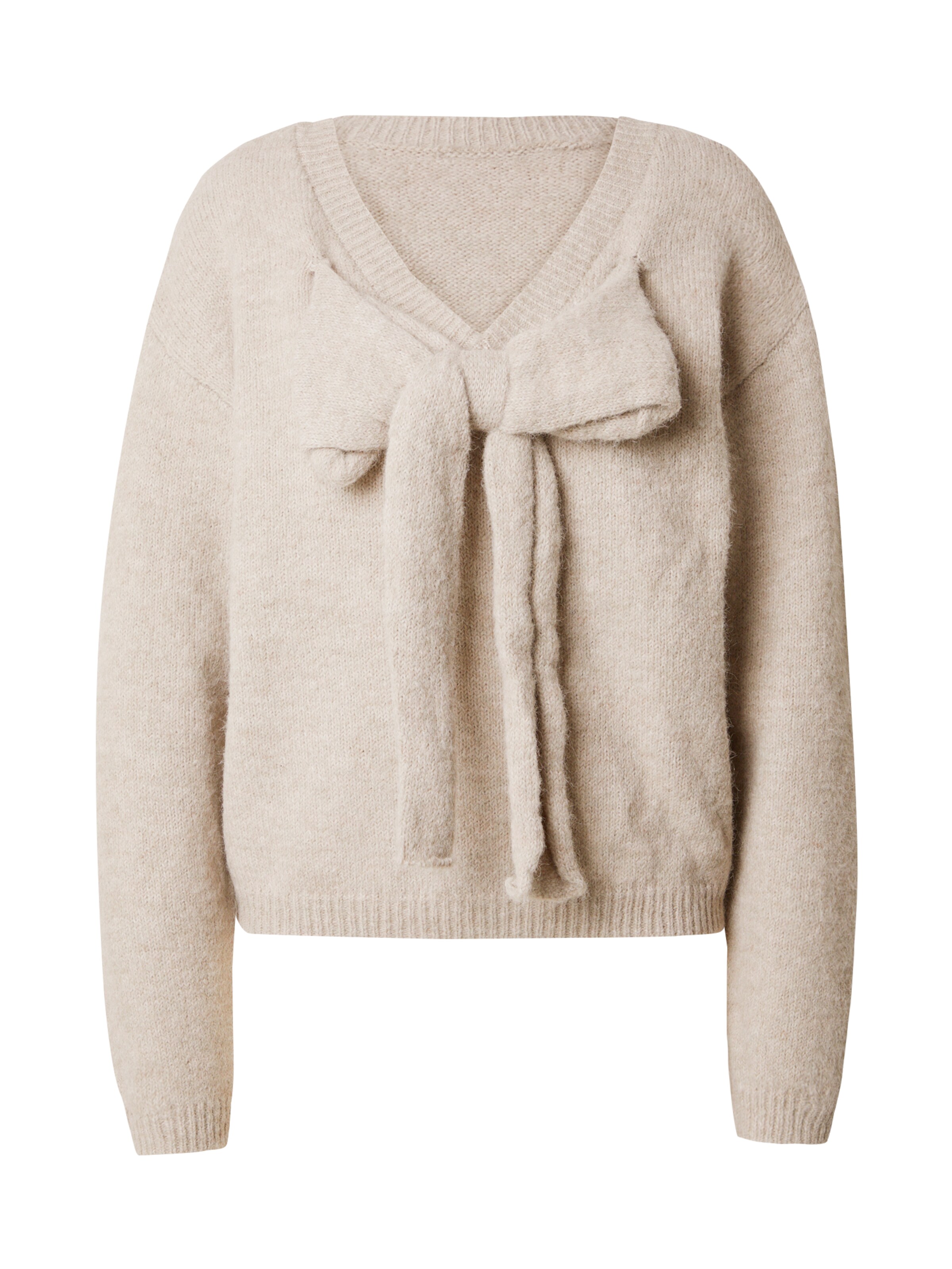 PIECES Sweater in Grey: front