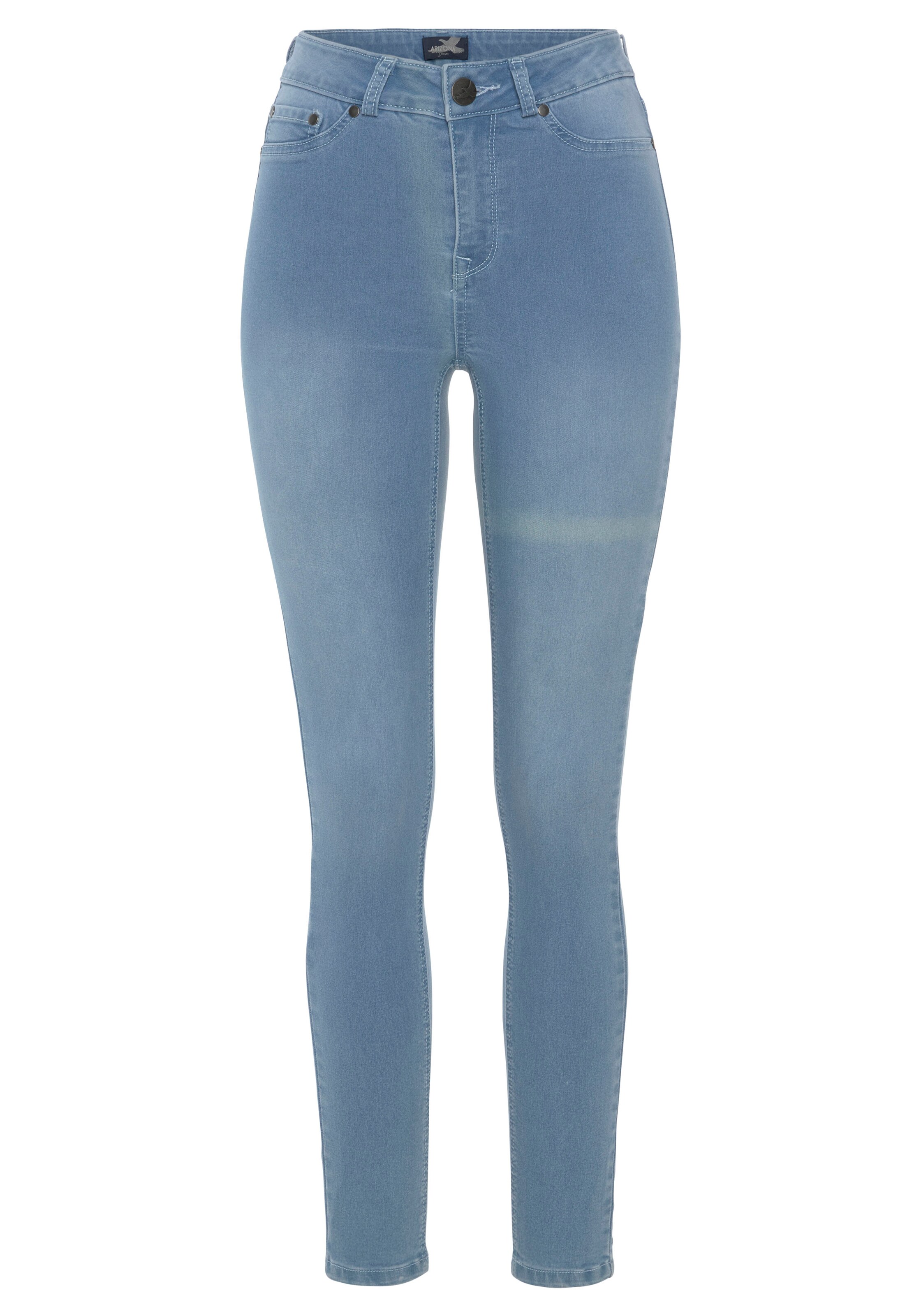 ARIZONA Skinny Jeans in Blue: front