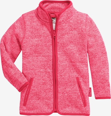 Veste en polaire PLAYSHOES en rose : devant