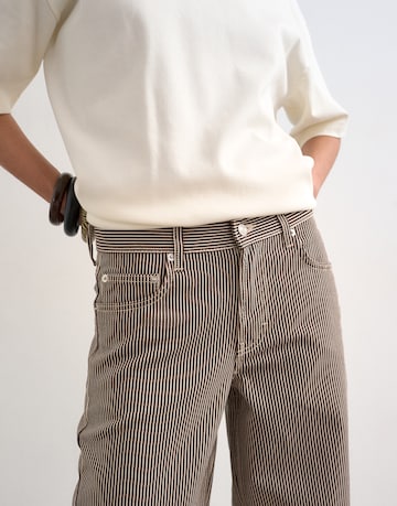 TOPSHOP Широкий Джинсы 'CINCH' в Коричневый