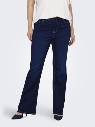 ONLY Carmakoma Flared Jeans 'CARAugusta' in Blue: front
