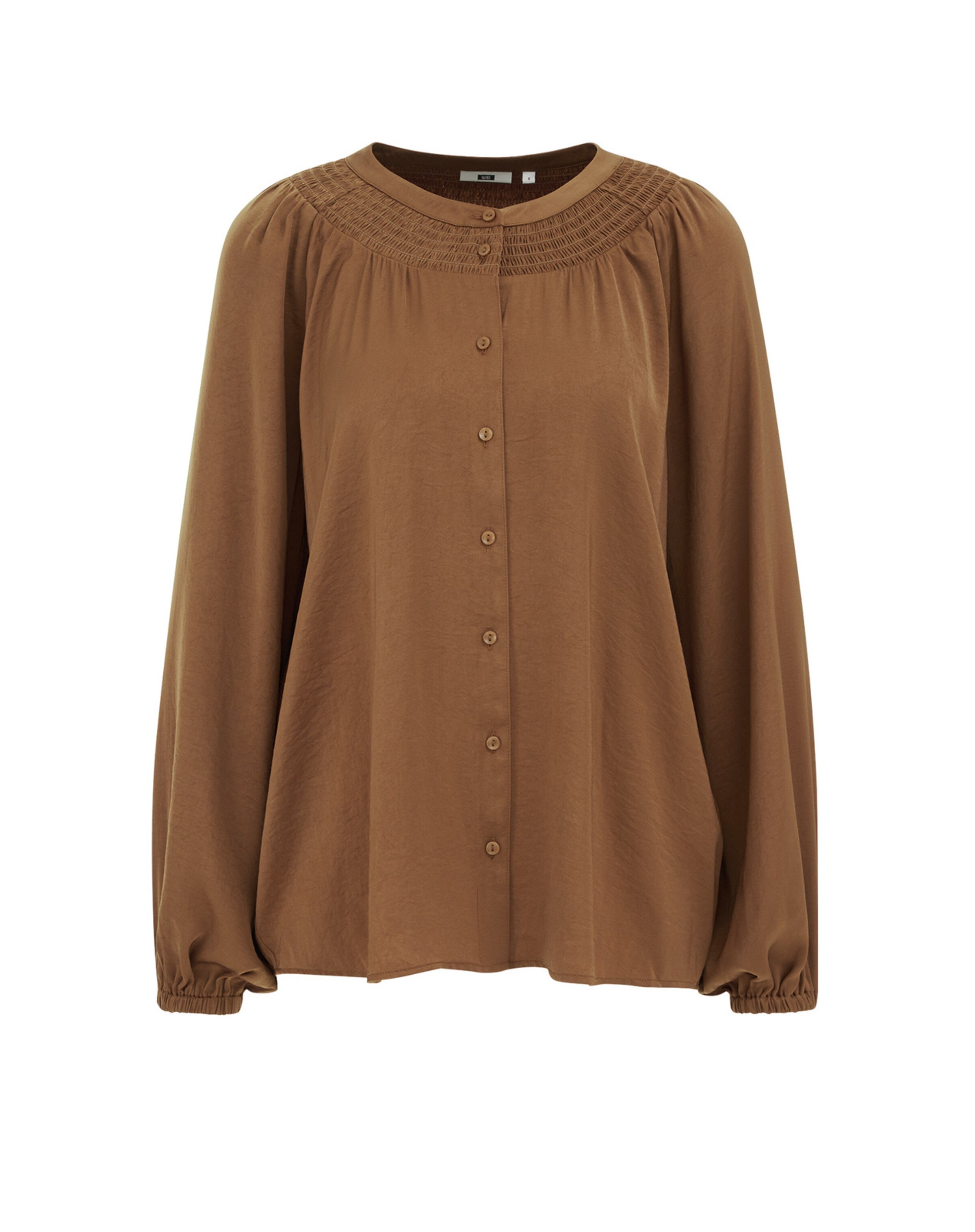 WE FashionBluza - smeđa boja: prednji dio