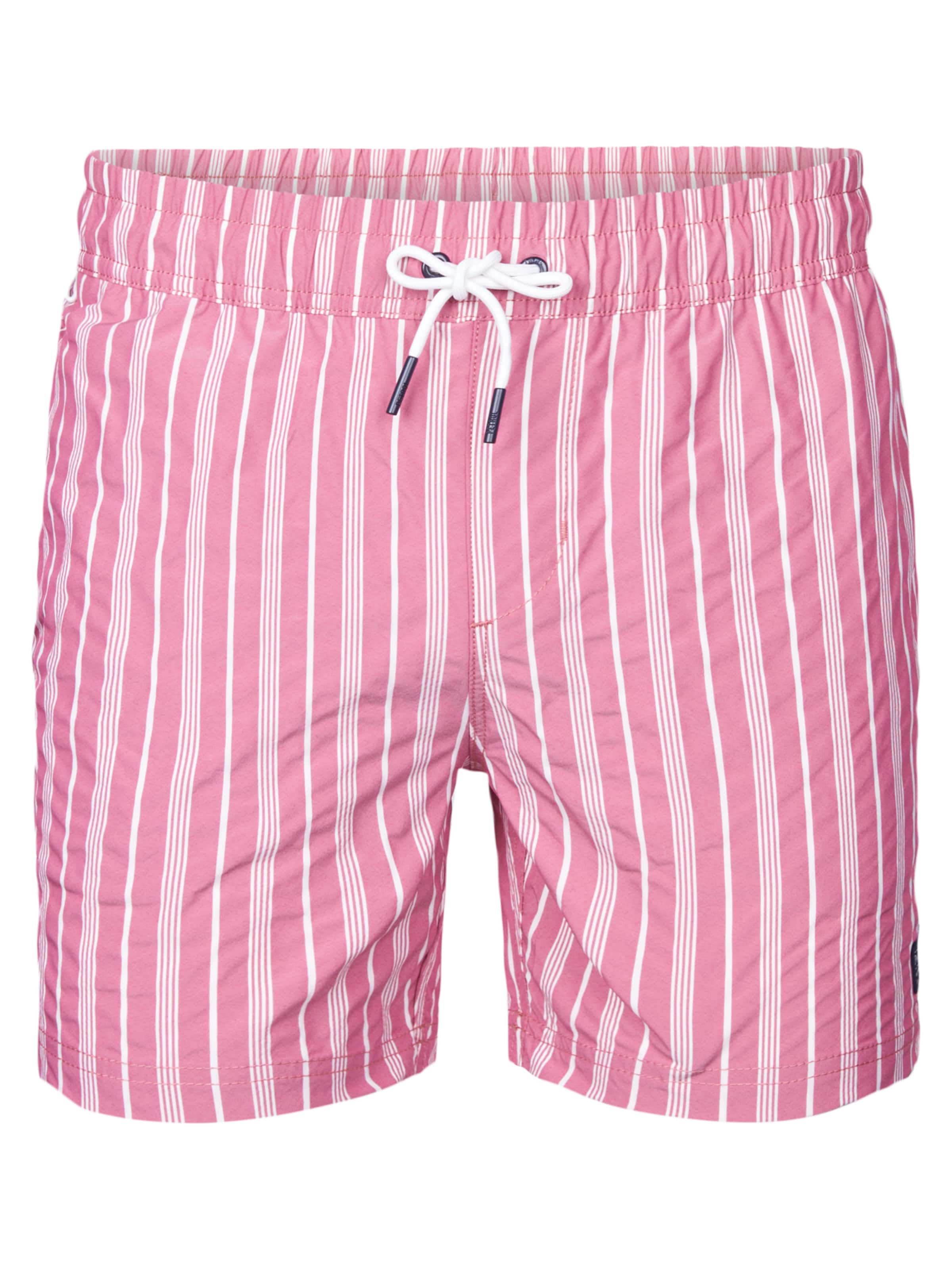 Petrol Industries Plavecké šortky 'Reefway' - Ružová: predná strana