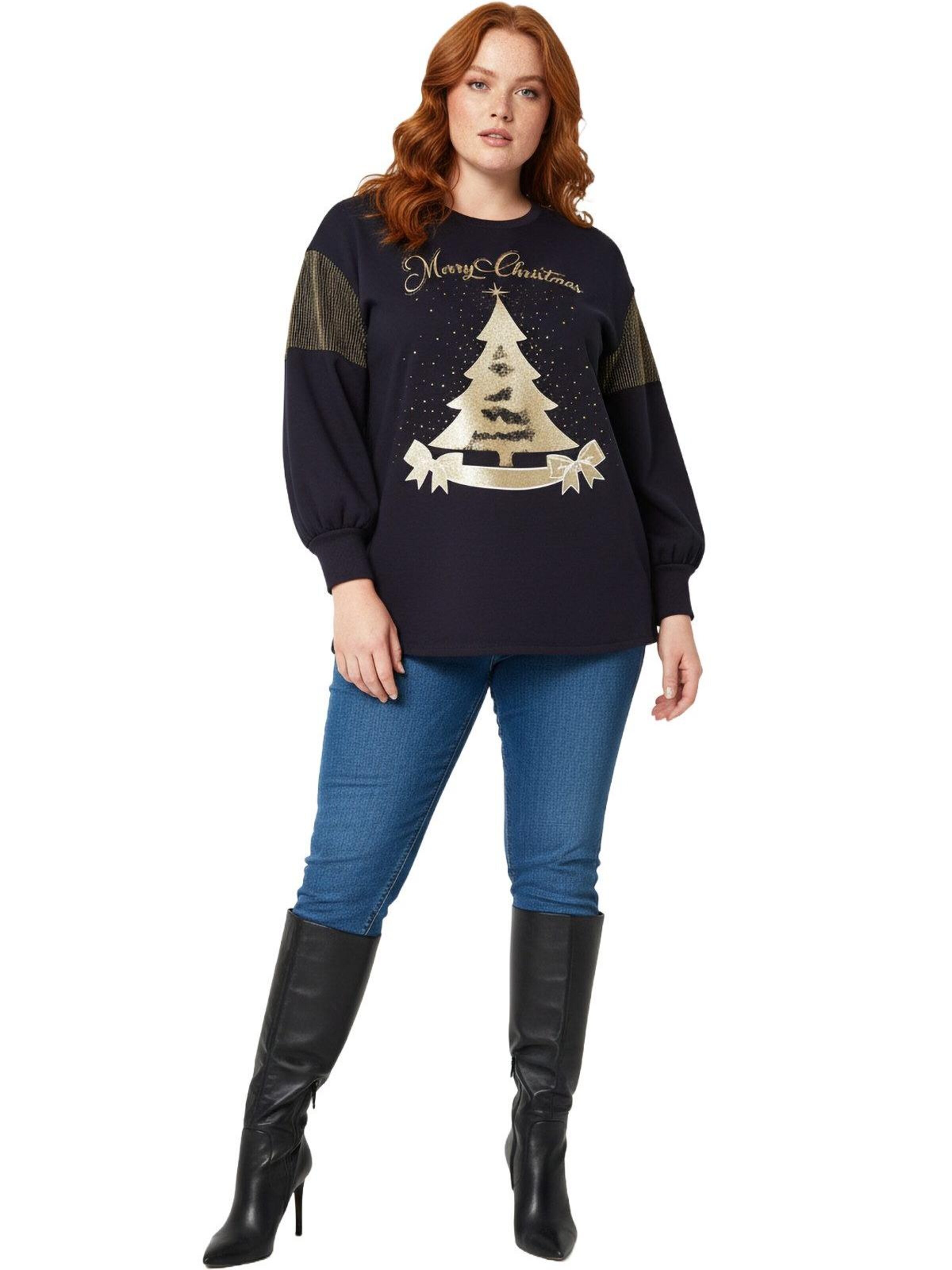 Shape Of You Sweater in Blue: front