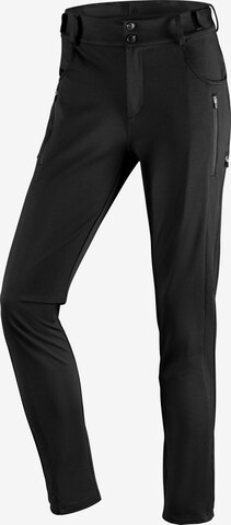 LASCANA ACTIVE - Slimfit Calças de desporto em preto