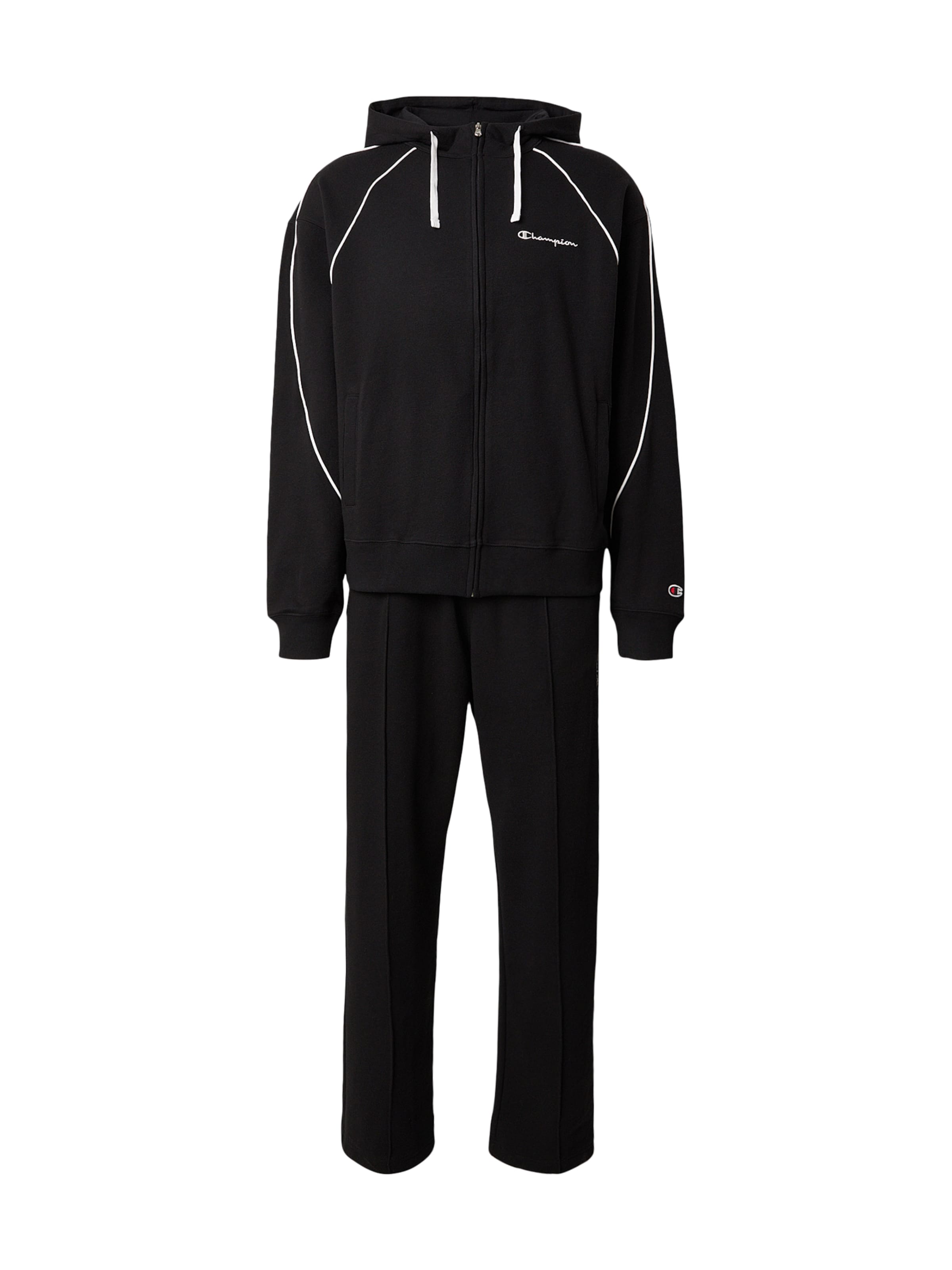 Champion Authentic Athletic Apparel - Fato de jogging em preto: frente