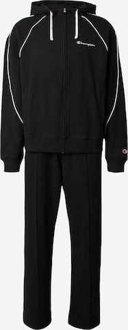 Champion Authentic Athletic Apparel - Fato de jogging em preto: frente