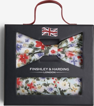 Nœud papillon Finshley & Harding London en bleu : devant