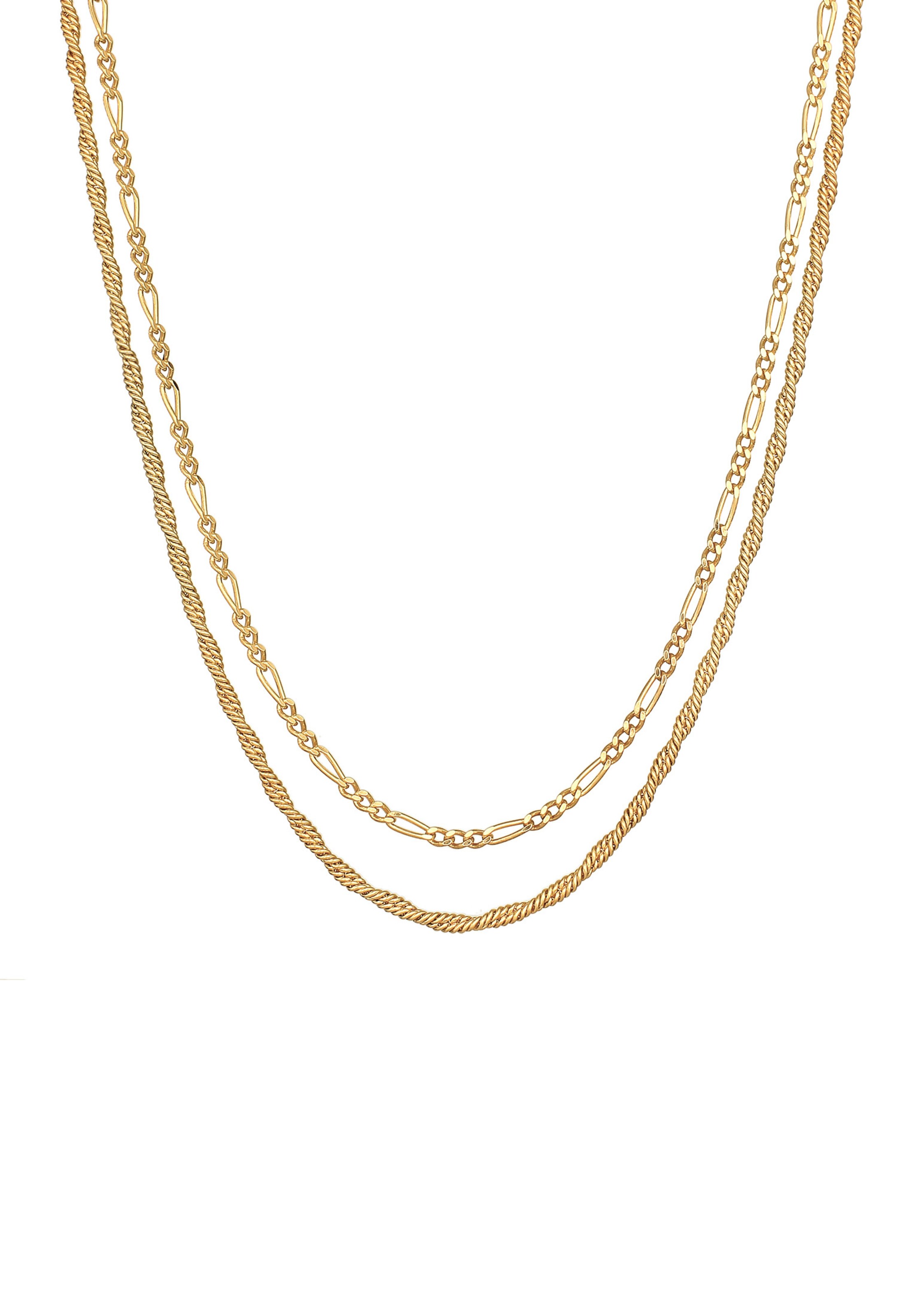 KUZZOI Kette in Gold: Vorderseite