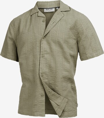 INDICODE JEANS Regular Fit Hemd 'Wallz' in Grün: Vorderseite