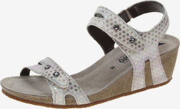 MEPHISTO Strap Sandals in Beige: front