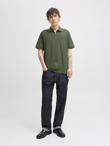 JACK & JONES Shirt 'JJEAUSTIN' in Green