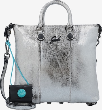 Gabs Handbag in Silver: front