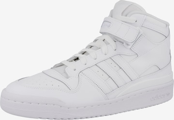 ADIDAS ORIGINALS Sneakers hoog 'Forum Mid' in Wit: voorkant