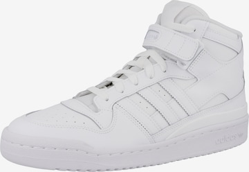 ADIDAS ORIGINALSVisoke tenisice 'Forum Mid' - bijela boja: prednji dio