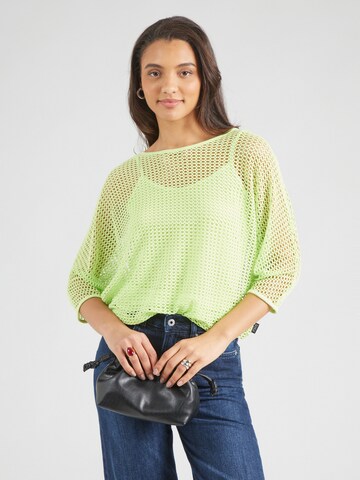 Sweat-shirt Soccx en jaune : devant