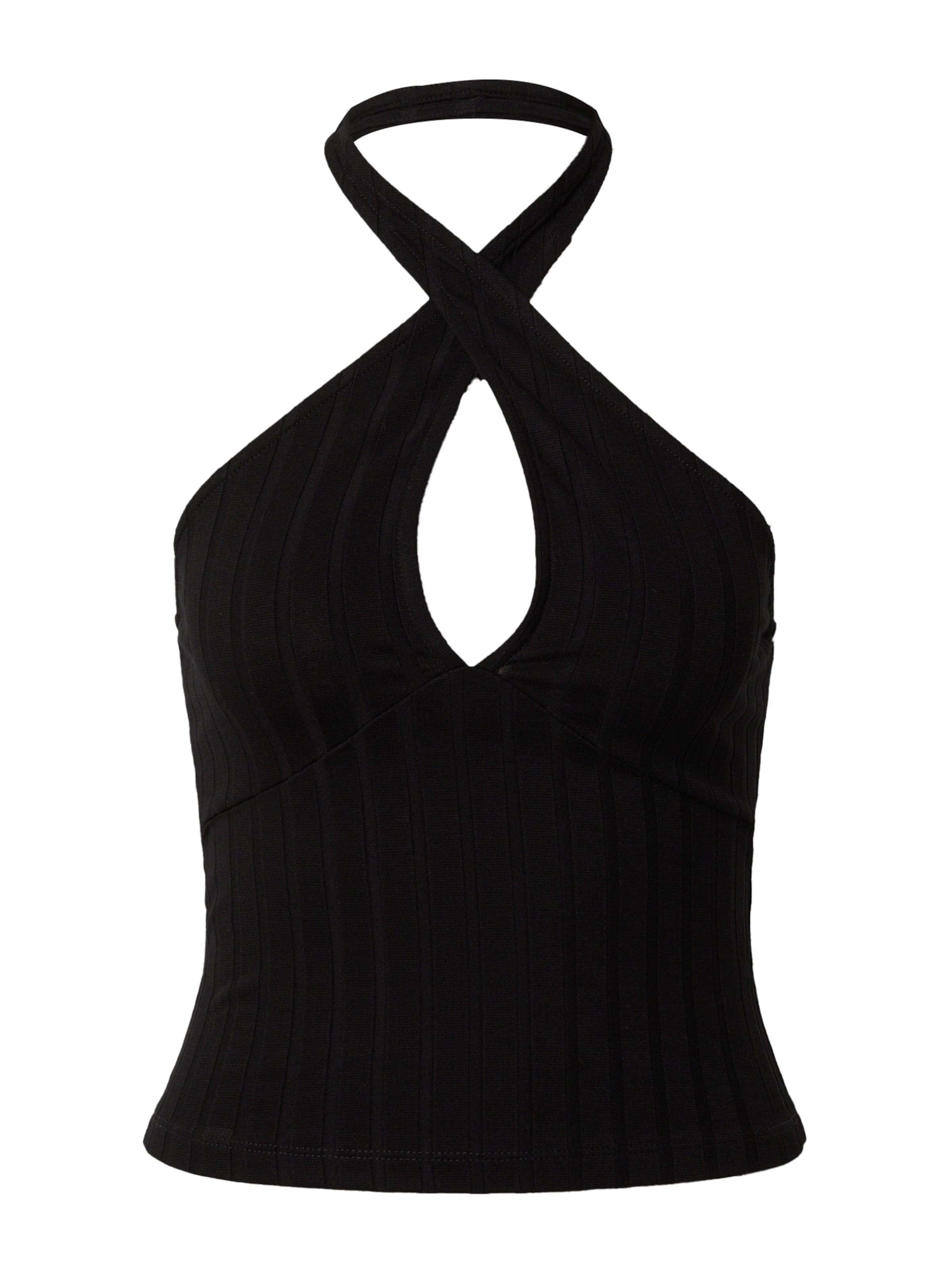 juoda EDITED Palaidinė be rankovių 'Samira': priekis