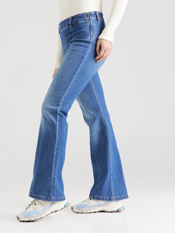 ONLY Flared Jeans 'WAUW' in Blauw: voorkant