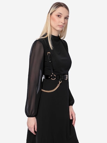 Haute Cuir Bælte 'Chained Harness' i sort
