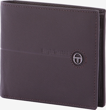 Sergio Tacchini Wallet in Brown: front