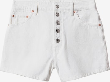 MANGO Regular Shorts 'IRIS' in Weiß: predná strana