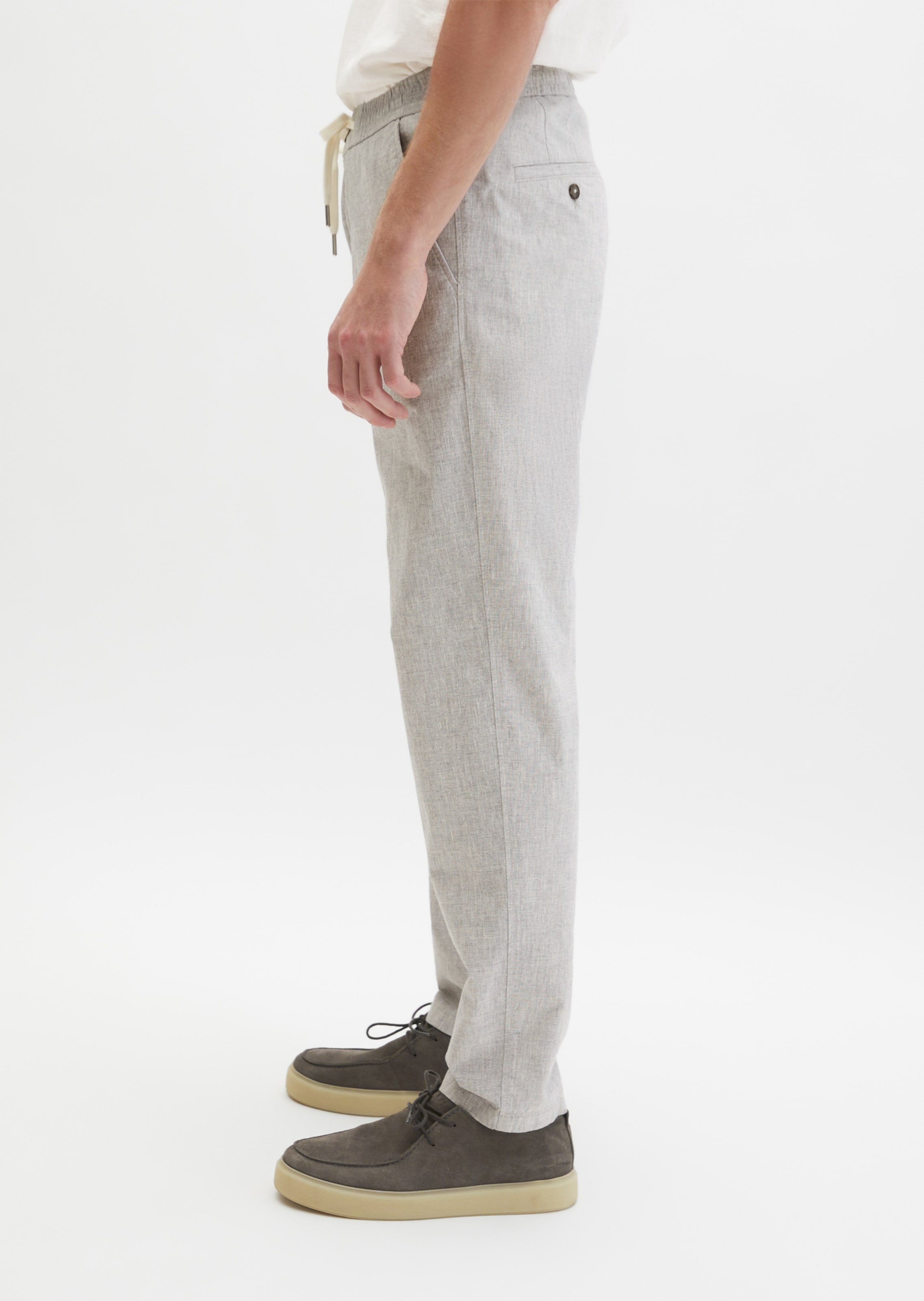Effilé Pantalon 'Morot' Marc O'Polo en gris