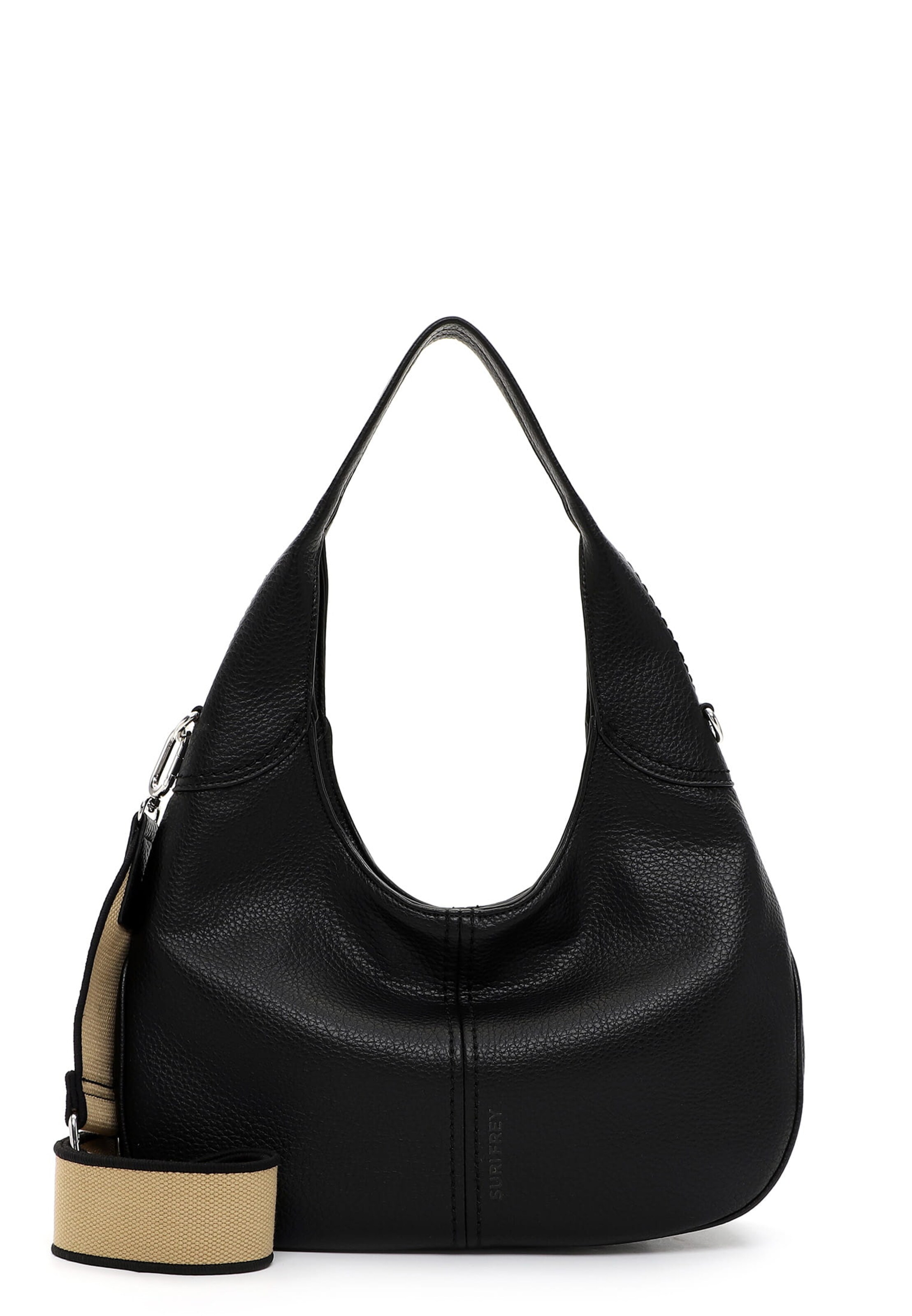 Borsa a spalla 'Nessy' di Suri Frey in nero: frontale