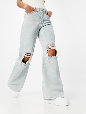 GLAMOROUS Wide leg Jeans in Blauw: voorkant